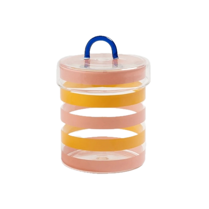 &klevering jar - stripy