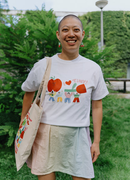 i love tiny - tee shirt | TINY FEST