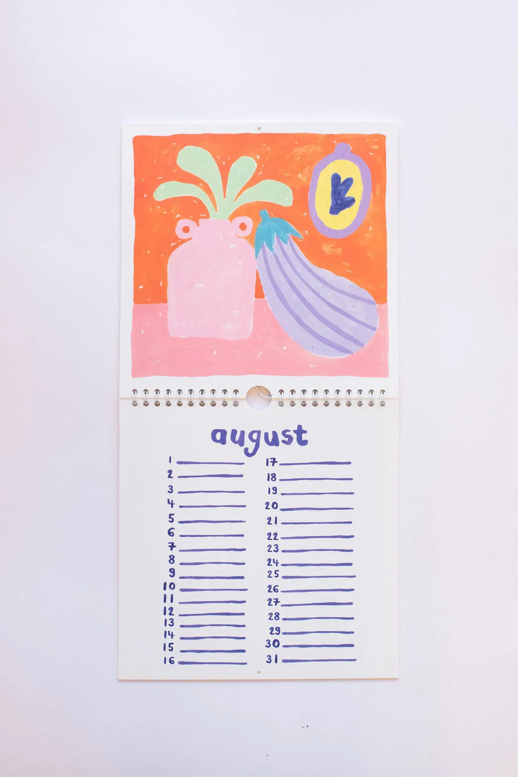 wallflower | birthday calendar
