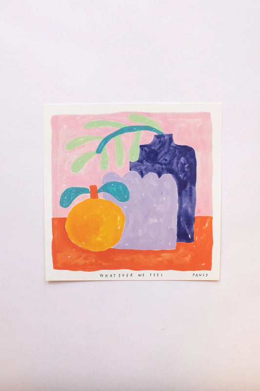 a4 square art print | whatever we feel