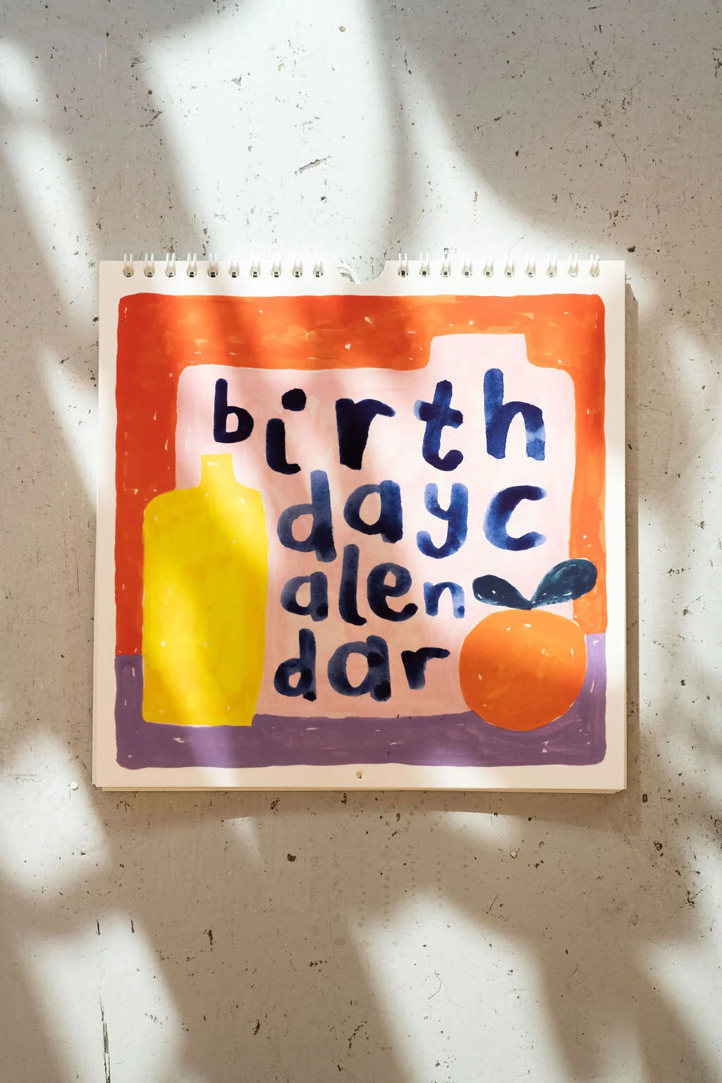 wallflower | birthday calendar