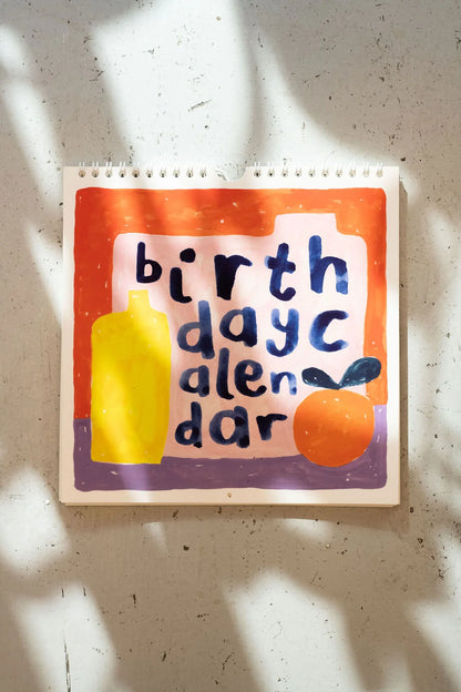 wallflower | birthday calendar