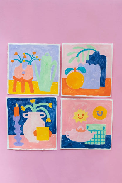 still life - wallflower exhibition series | original artwork