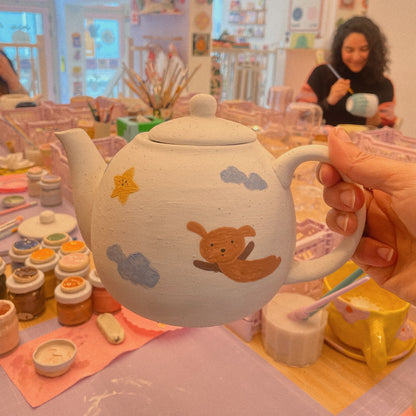 ceramic painting: teapot