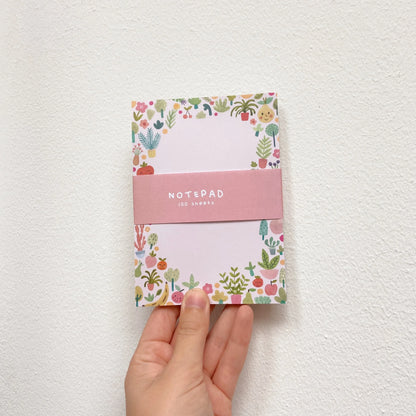 fruity flower notepad