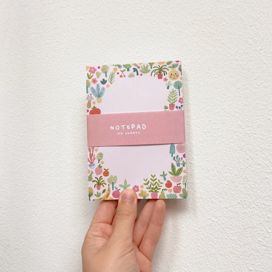 fruity flower notepad