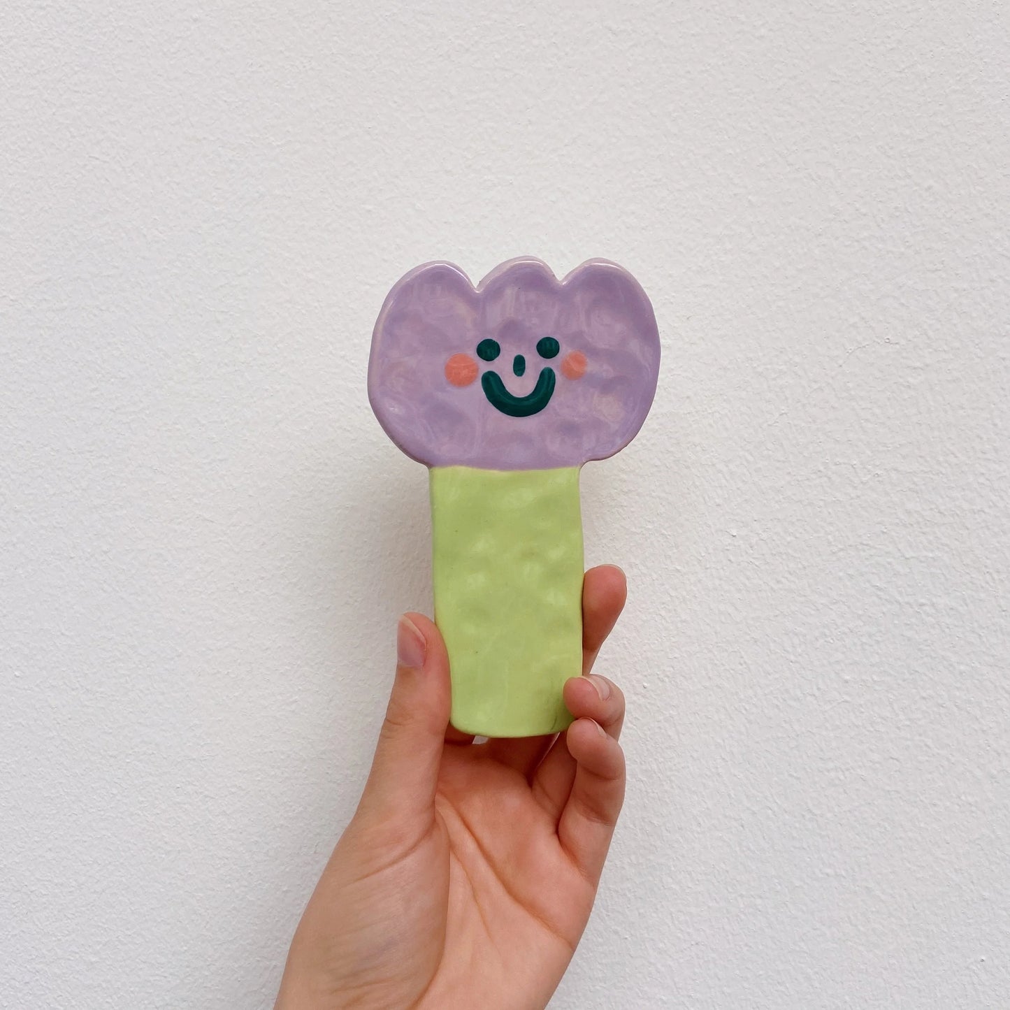 wall flower | happy purple tulip
