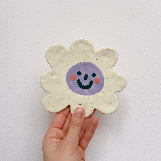 wall flower | purple speckled friend