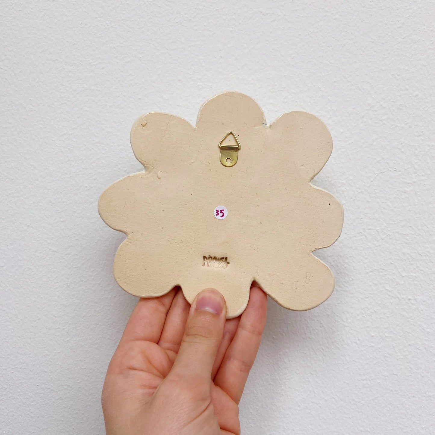 wall flower | purple speckled friend