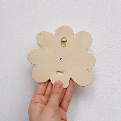 wall flower | purple speckled friend