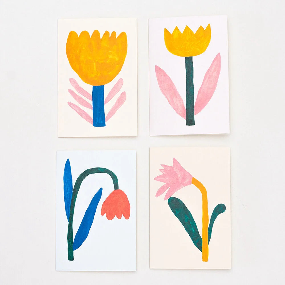 tulips card set