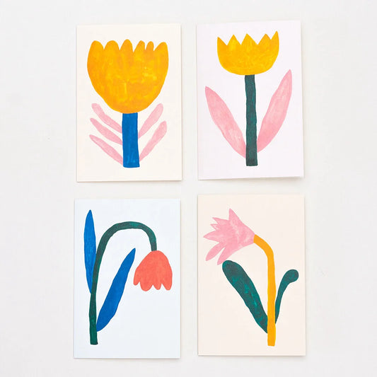 tulips card set