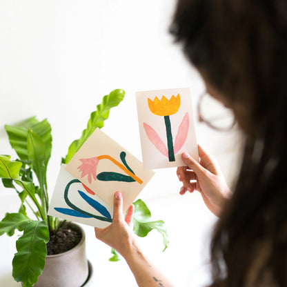 tulips card set