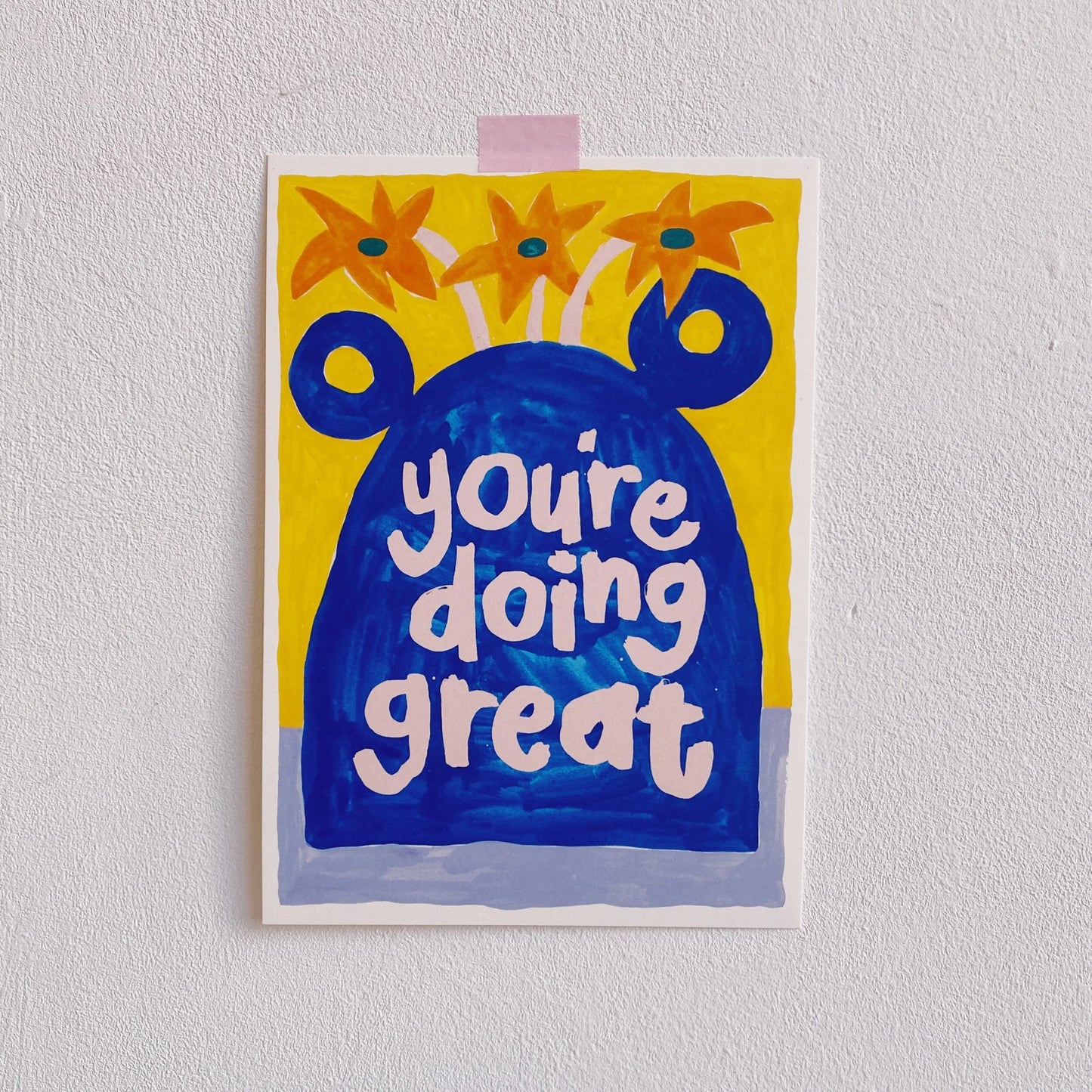 vase feelings | you're doing great