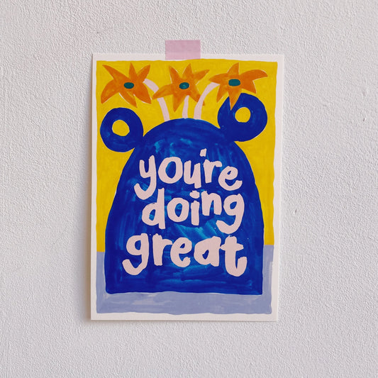 vase feelings | you're doing great