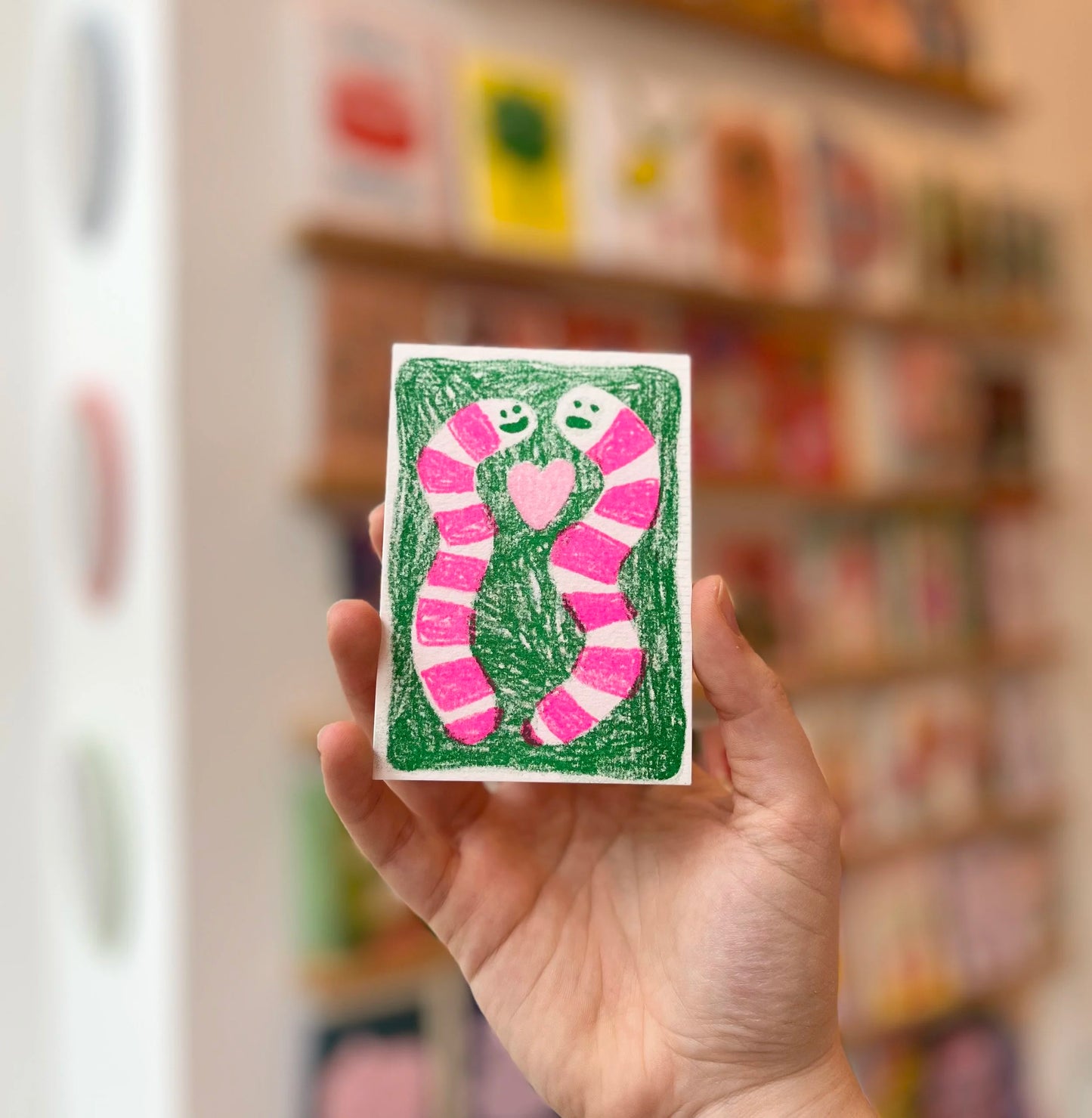 would you still love me? worm risograph prints