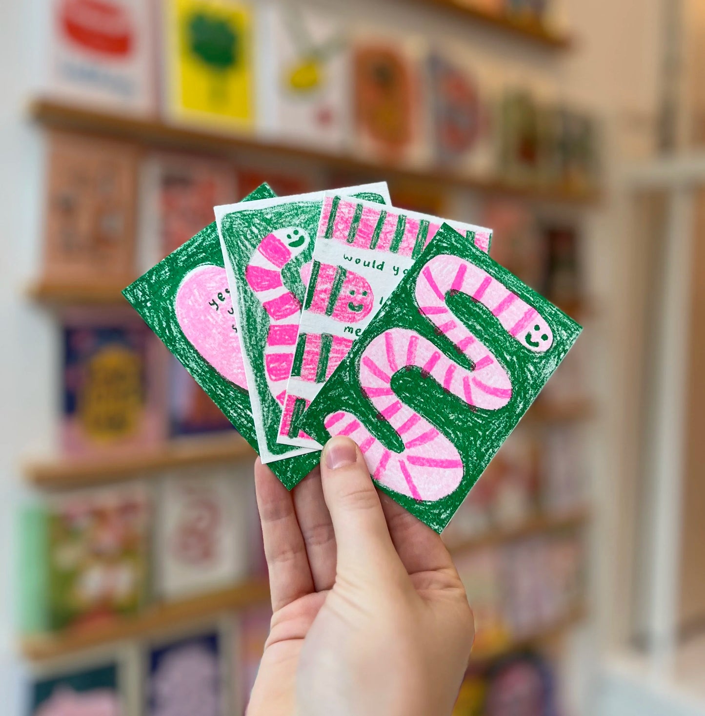 would you still love me? worm risograph prints