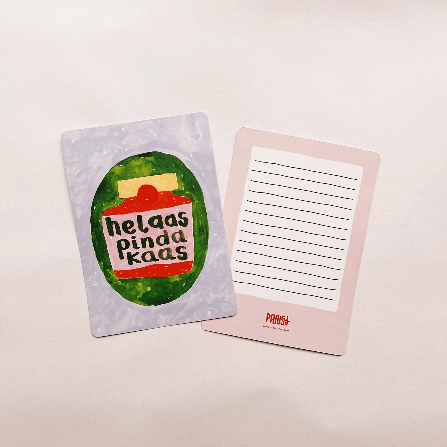 giant postcard | helaas pindakaas