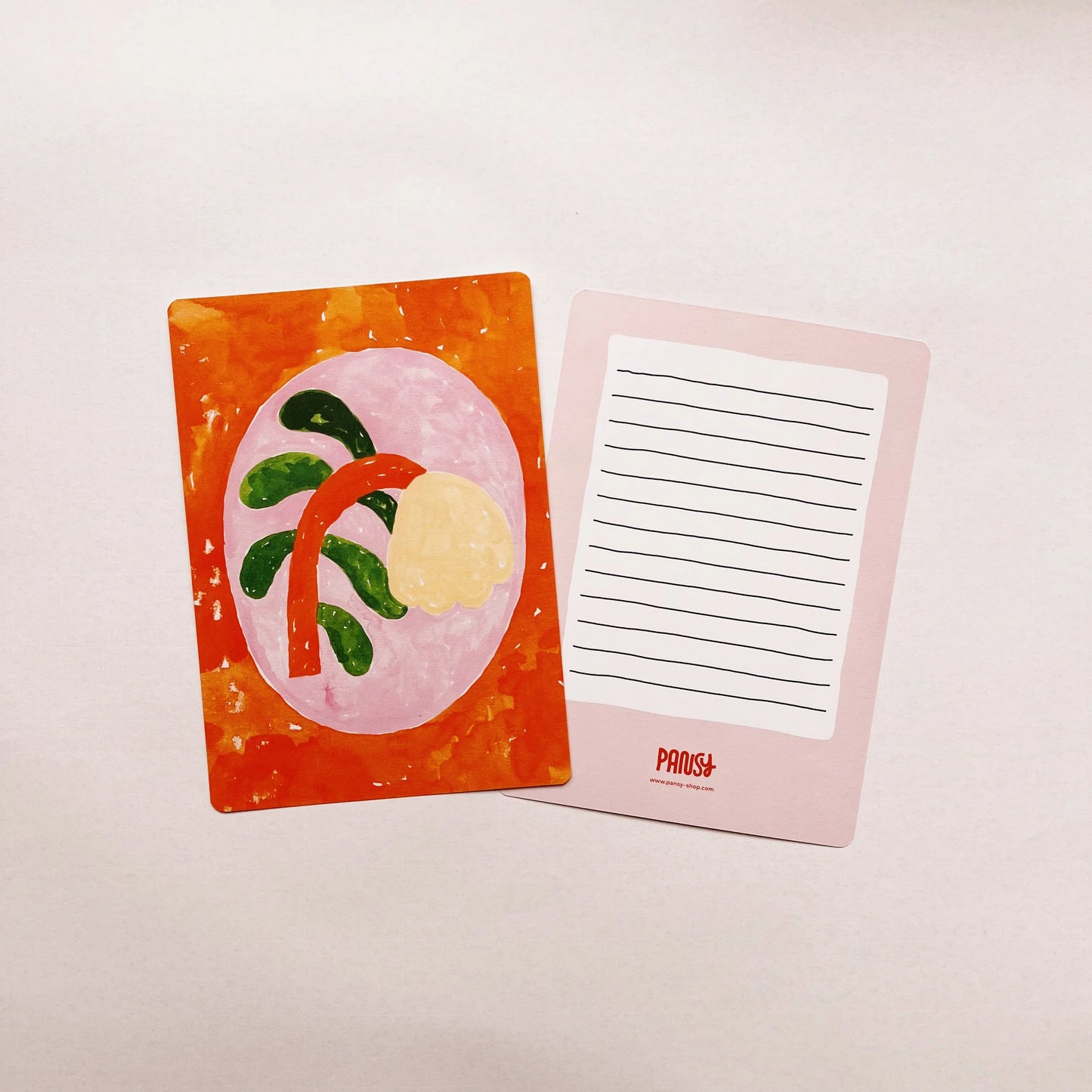 giant postcard | sad flower