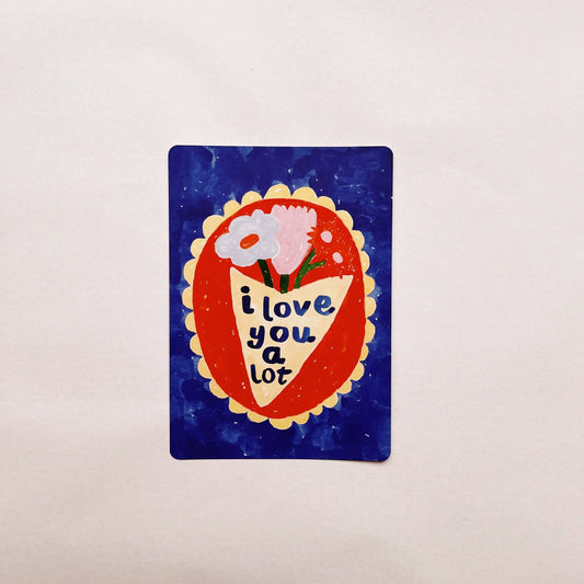 giant postcard | i love you a lot