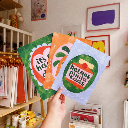 giant postcard | it's a happy day