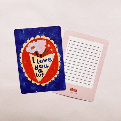giant postcard | i love you a lot
