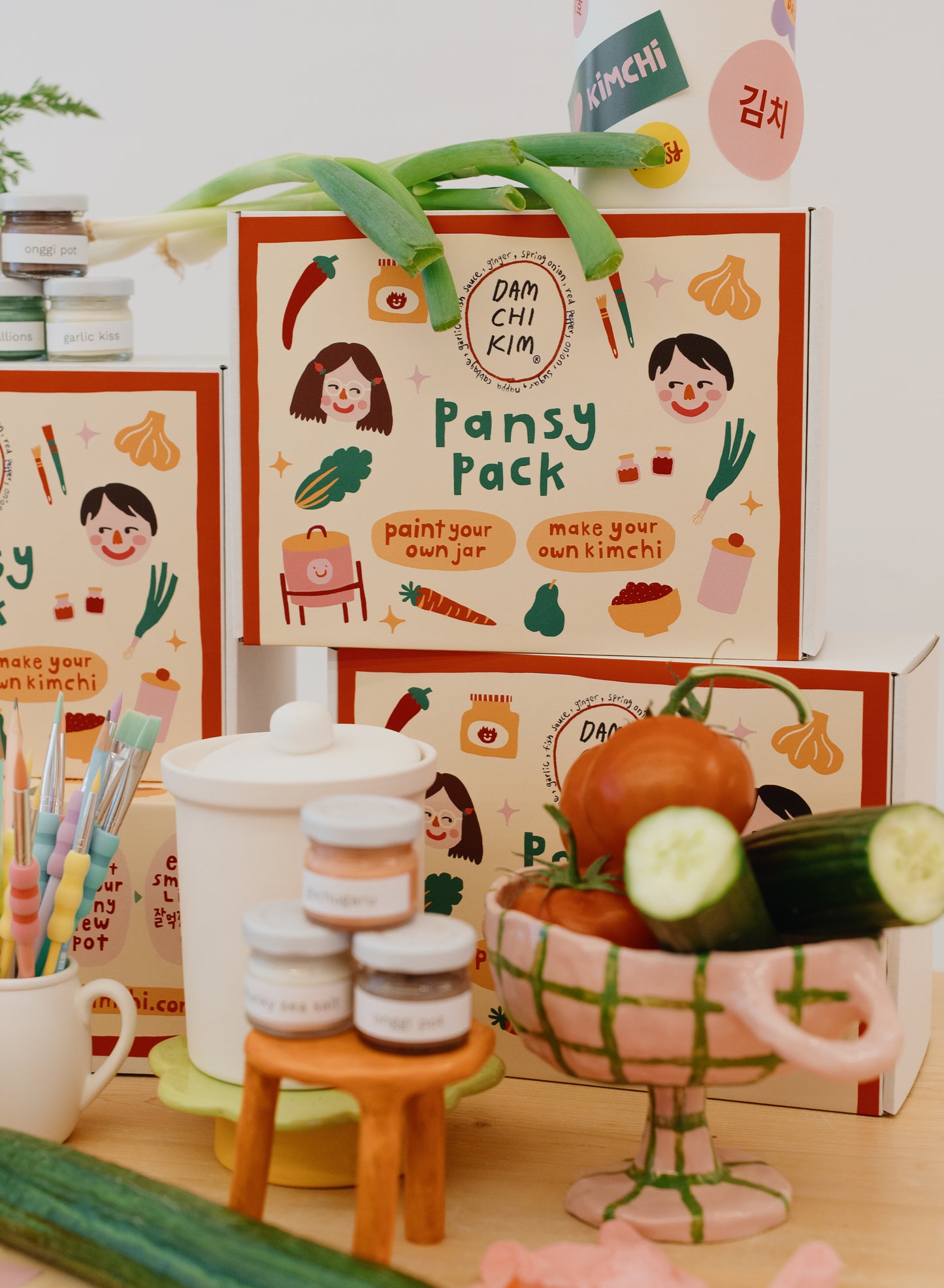 pansy pack: damchi kimchi