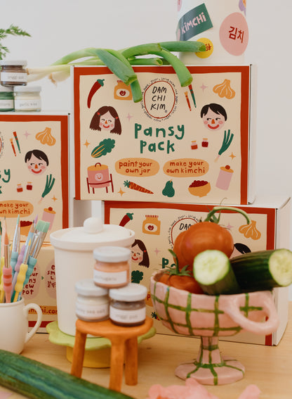 pansy pack: damchi kimchi