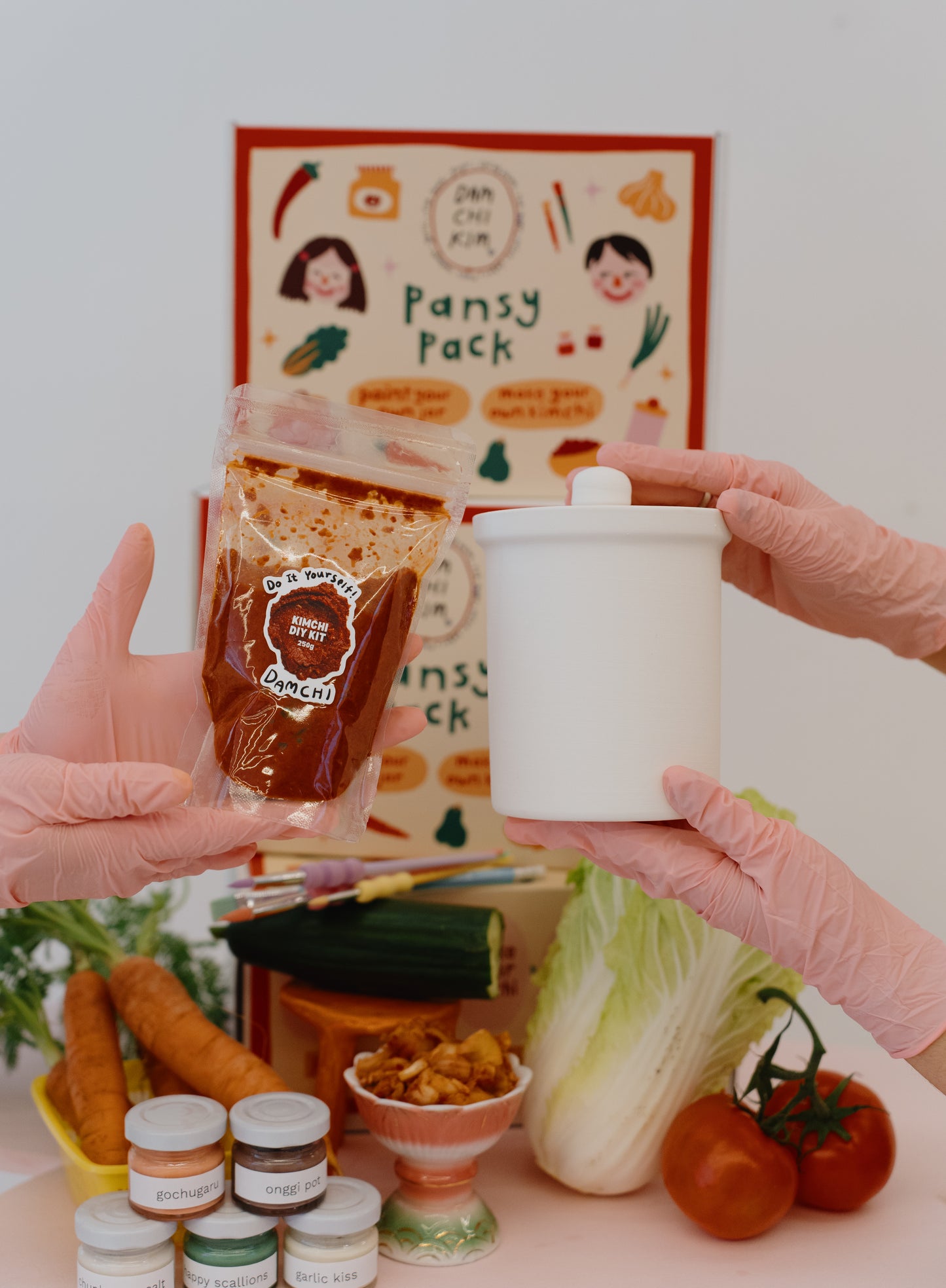 pansy pack: damchi kimchi
