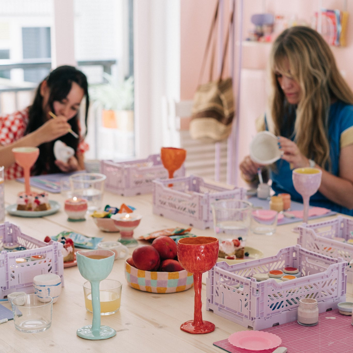 ceramic painting workshop