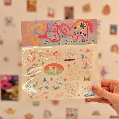 sticker sheet | plasticpeco