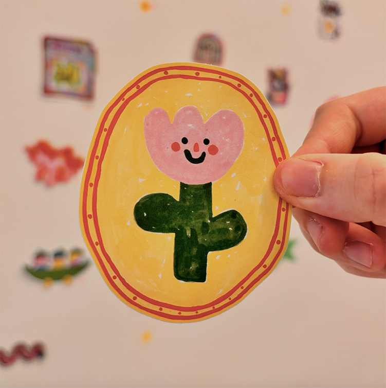 sticker | pansy