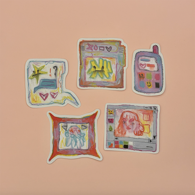 sticker pack | roos van der meijs