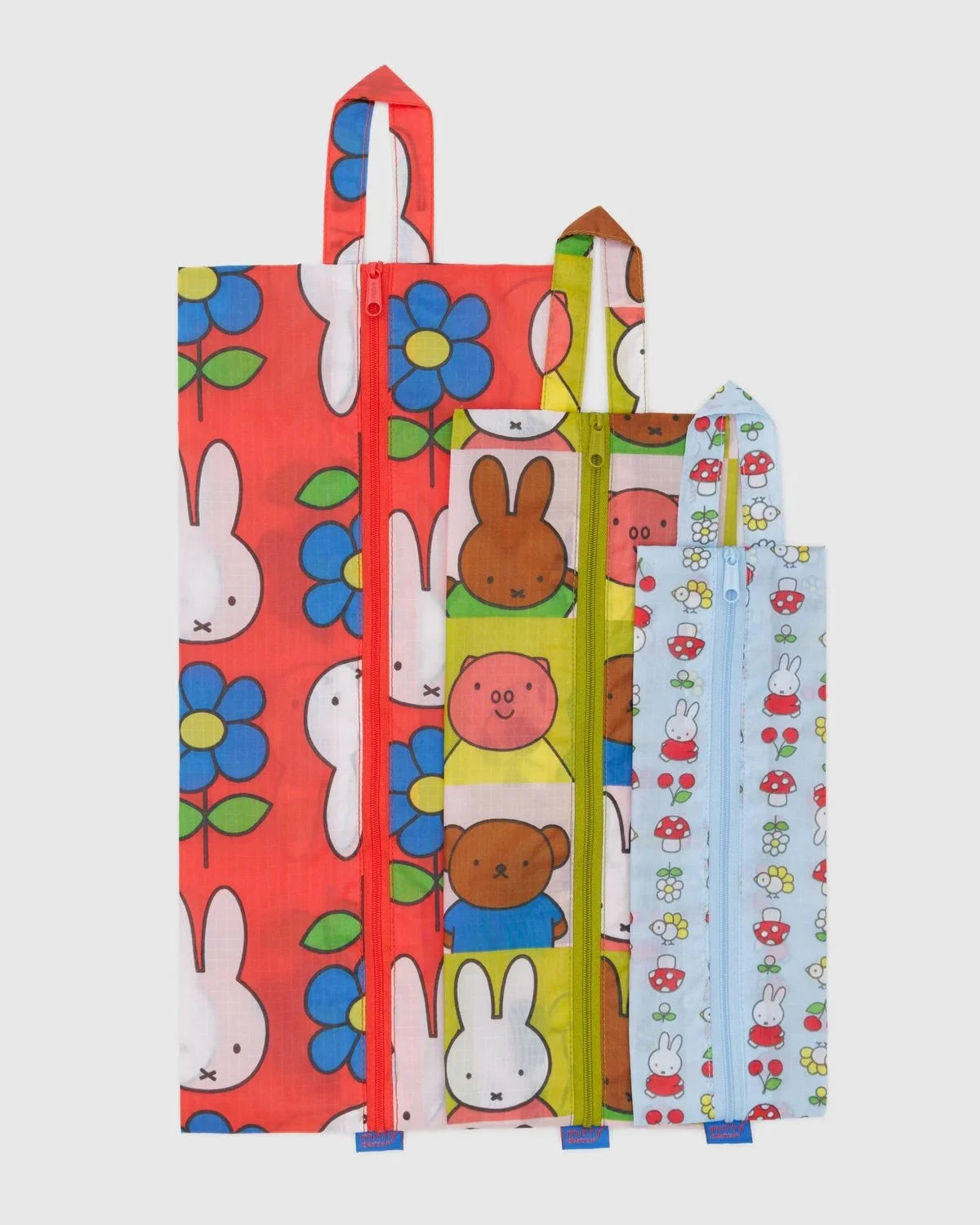 3D zip set baggu - miffy