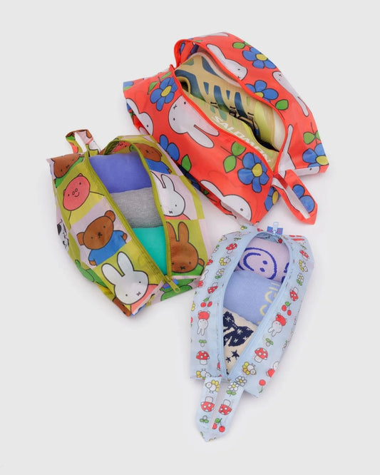 3D zip set baggu - miffy