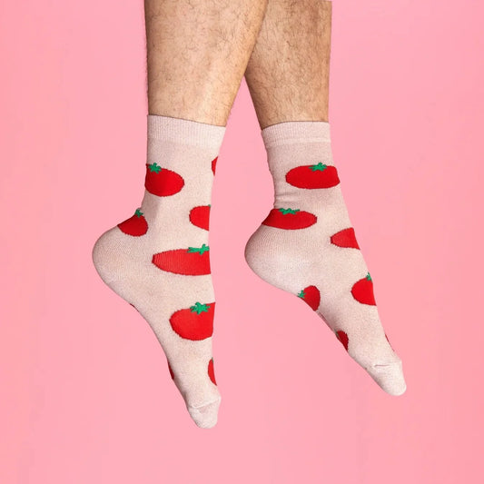 coucou suzette socks - tomato