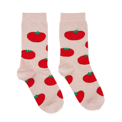 coucou suzette socks - tomato