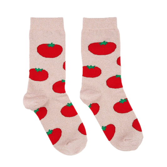 coucou suzette socks - tomato