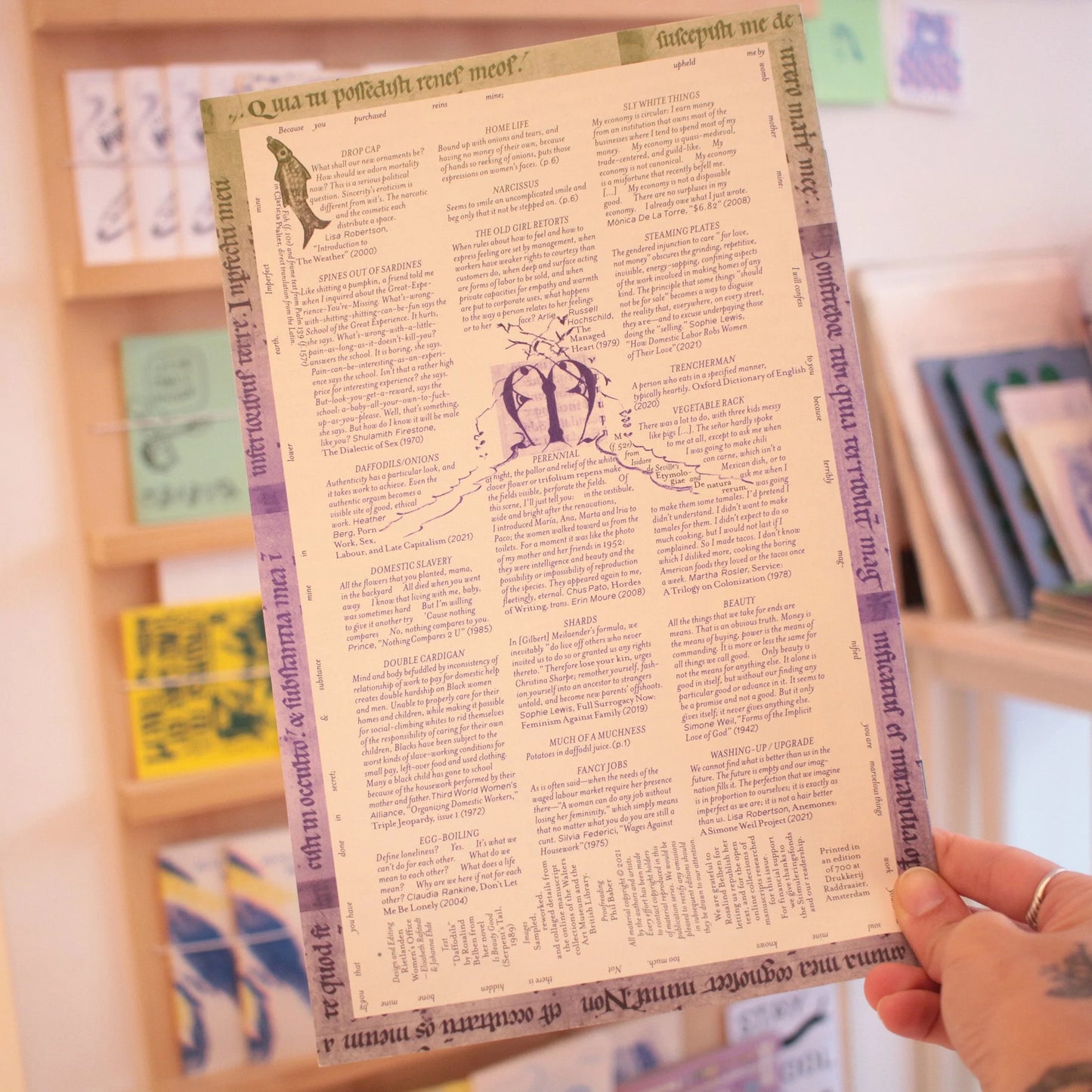 msheresies 4 - daffodils  | zine