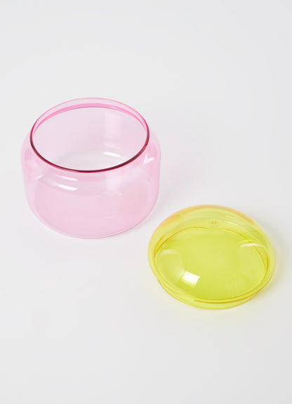 &klevering jar - puffy pink