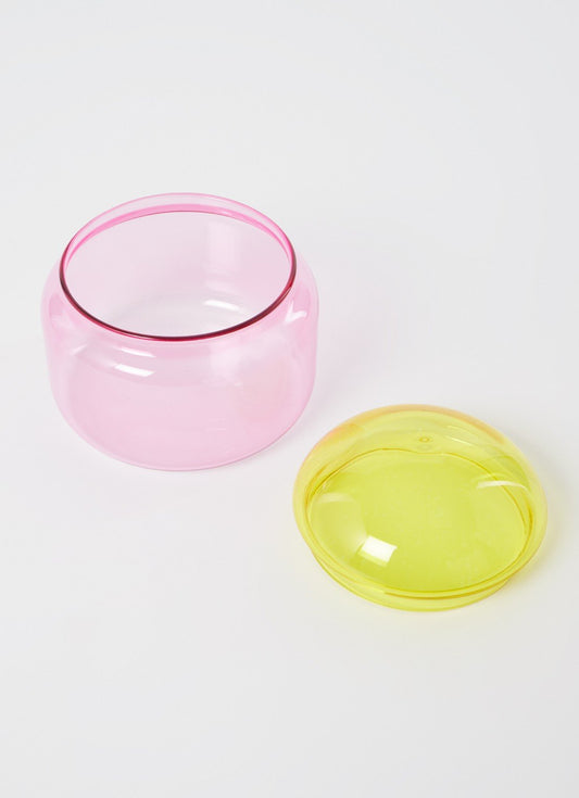 &klevering jar - puffy pink