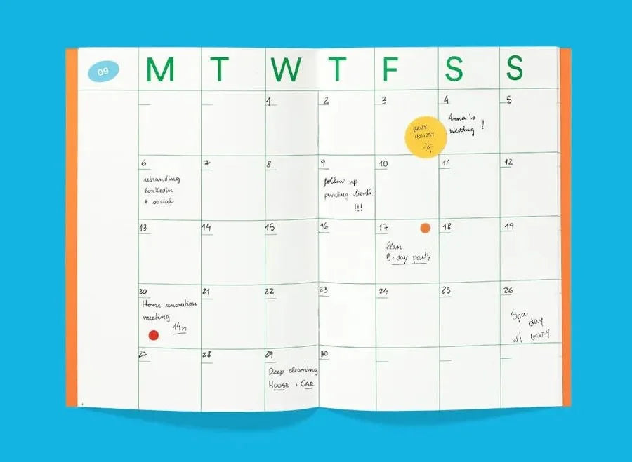 mishmash monthly planner undated - large a4