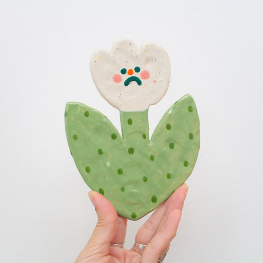 wall flower | sad speckle flower
