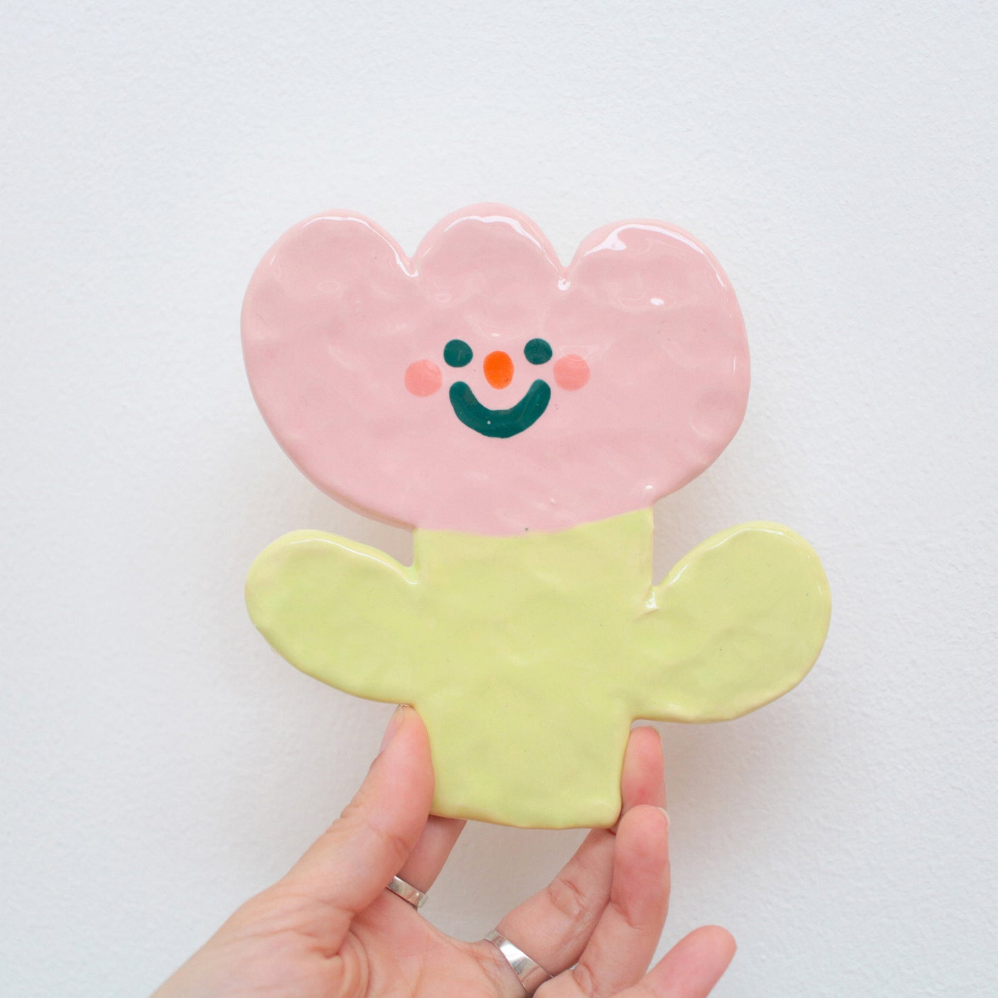 wall flower | happy pinky bud (wide stem)
