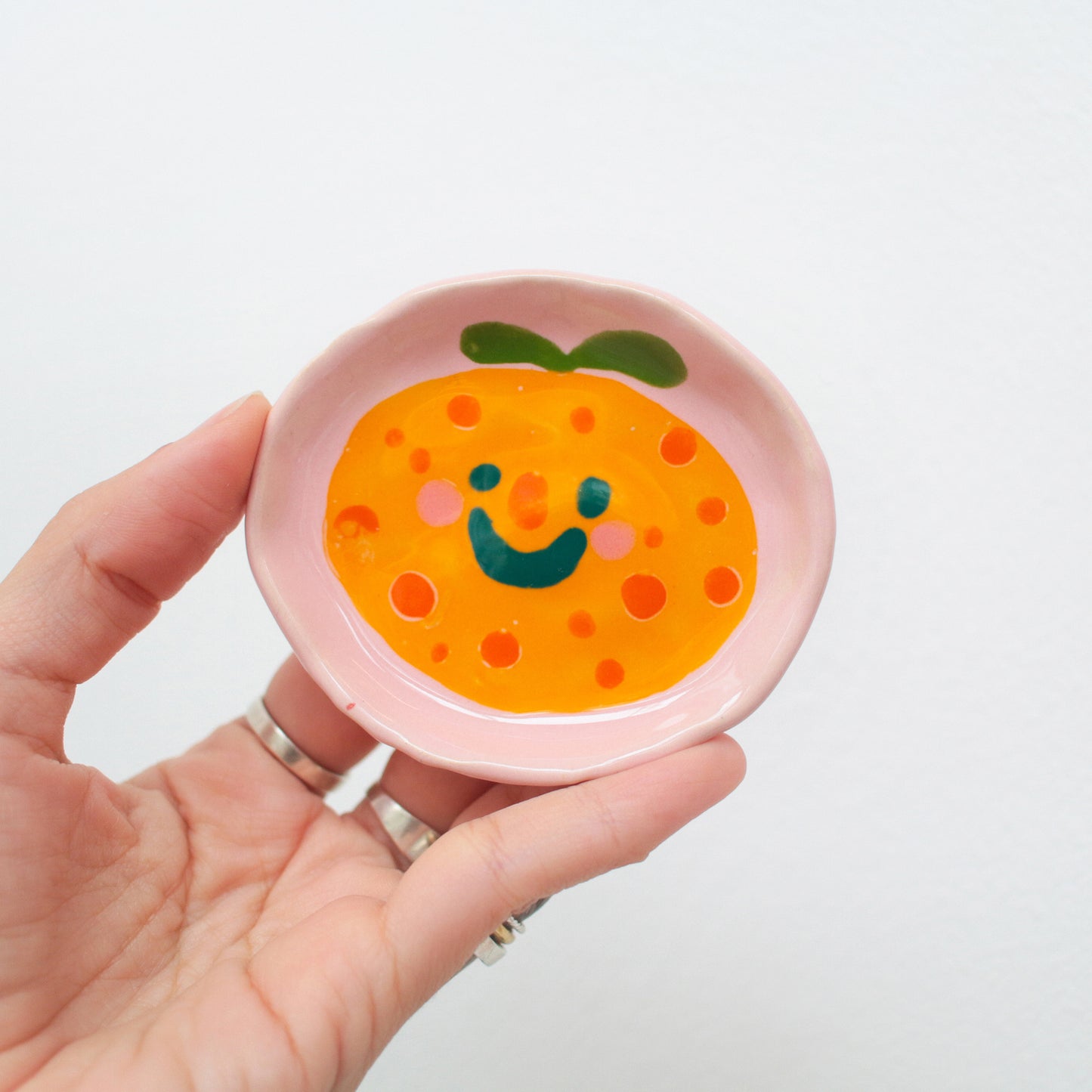 tiny trinket dish | happy tangerine