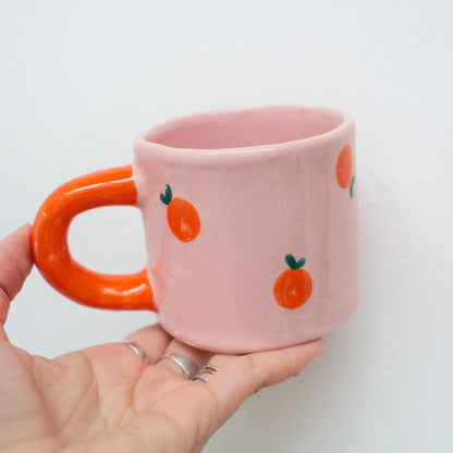 mug | tangerine handle