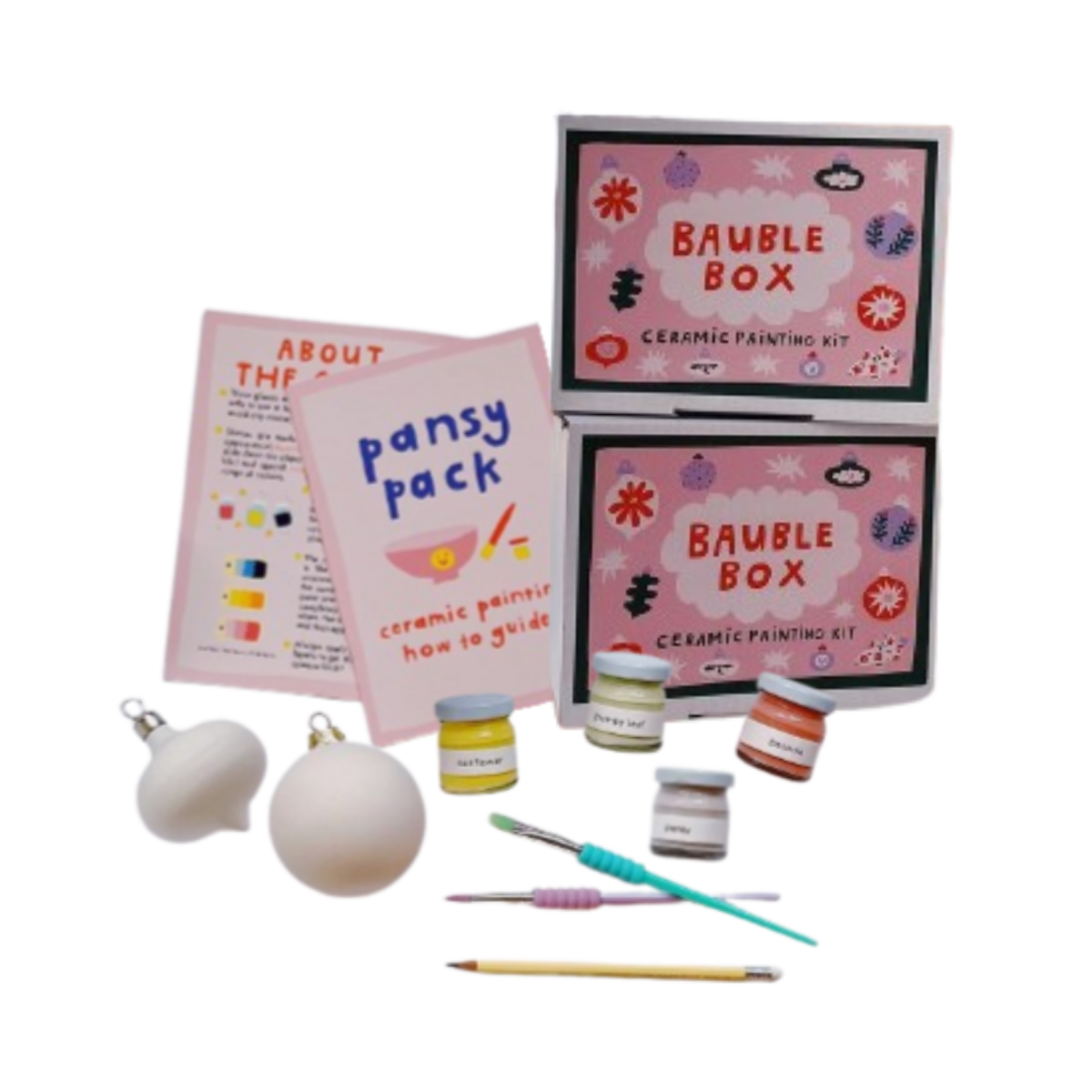 pansy pack: bauble box