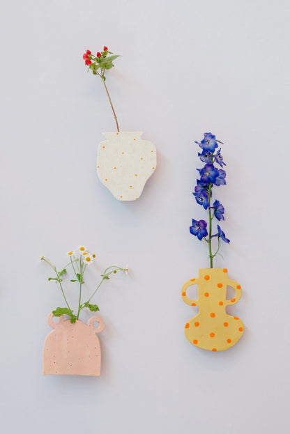 wall vase | pink pot