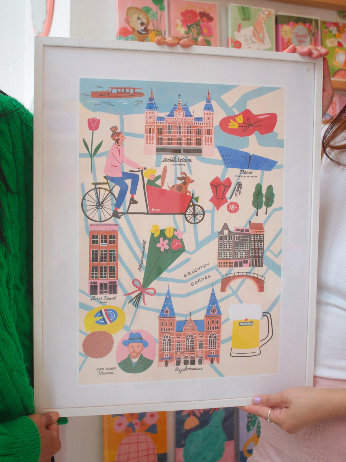 hello amsterdam | limited edition A3 print
