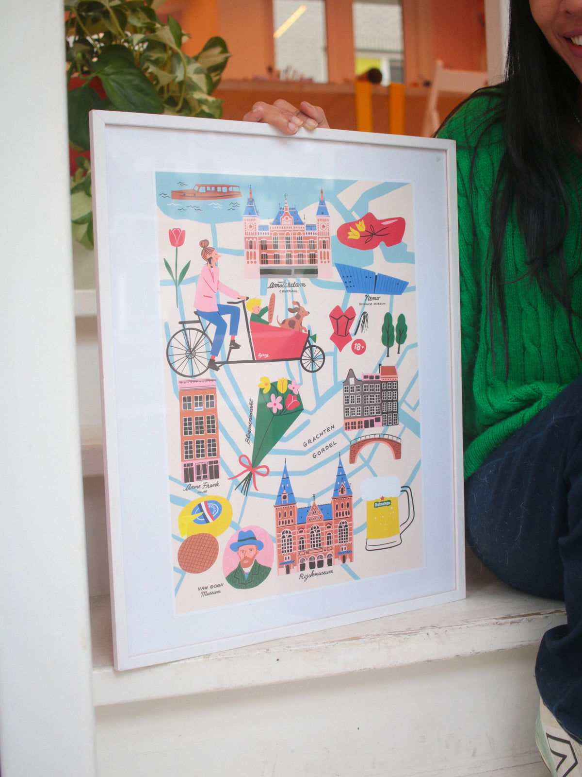 hello amsterdam | limited edition A3 print